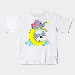 Elephant on Clouds Kids T-Shirt